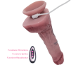 Vibratore Realistico Dildo con Vibrazione Spinta Riscaldante Ventosa Telecomando