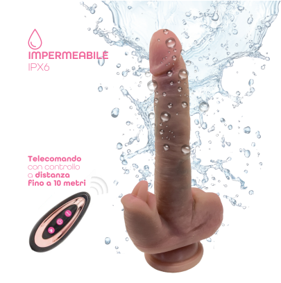 Vibratore Realistico – Lingua Vibrante, Spinta Riscaldante