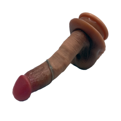 Dildo Realistico 18cm con Ventosa – Morbido e Naturale