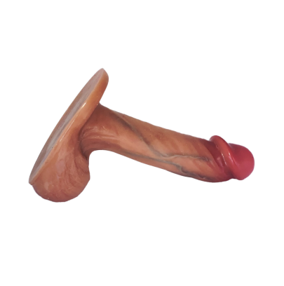 Dildo Realistico 15cm con Ventosa – Morbido e Naturale