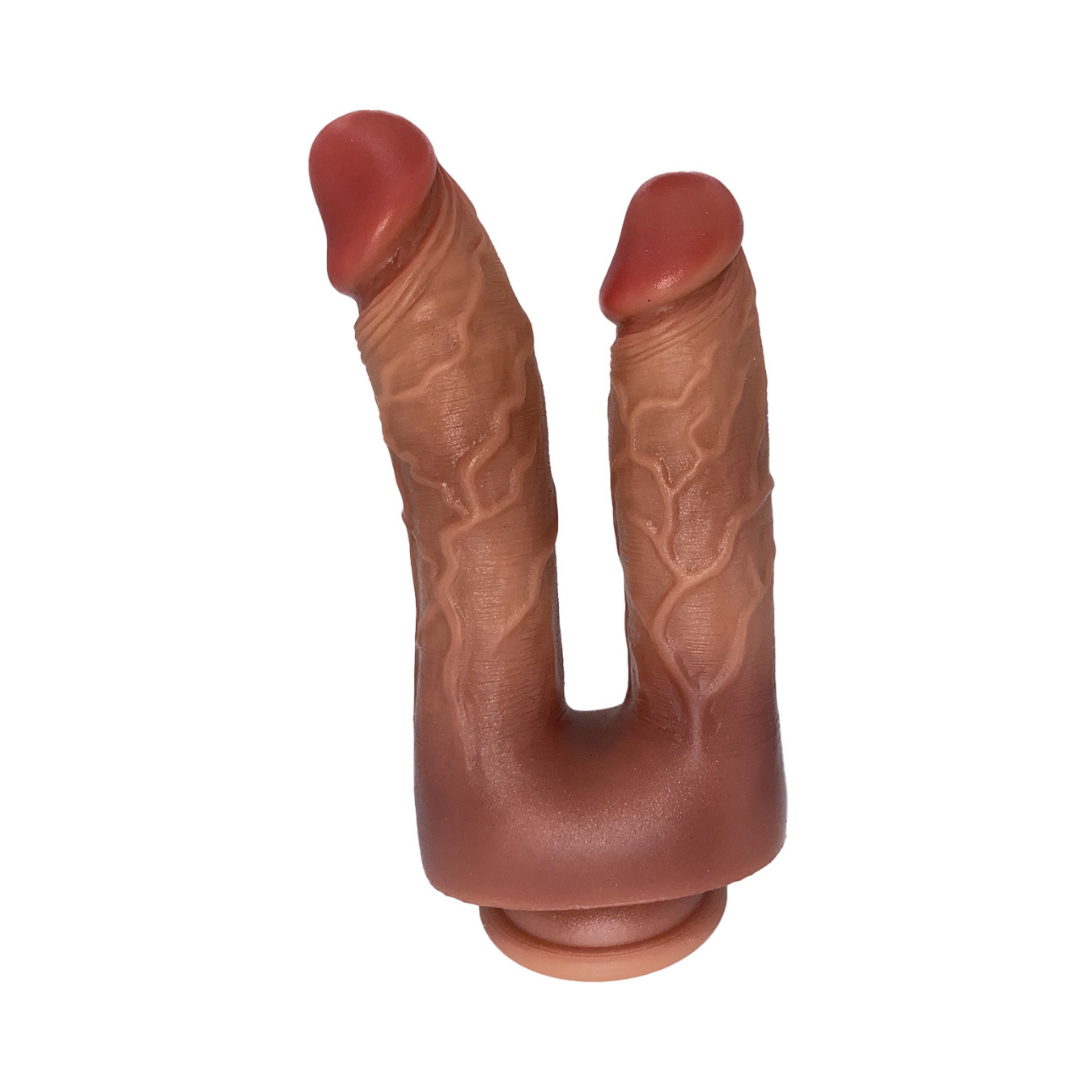 Dildo Doppio Realistico – Doppia Stimolazione, Ventosa Forte