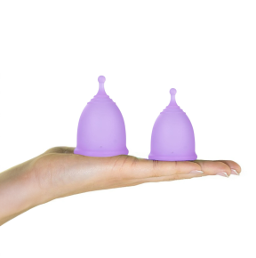 Coppetta Mestruale con Sterilizzatore Portatile in Silicone Medico Riutilizzabile
