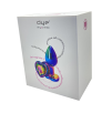 Butt Plug Anale in Metallo Rainbow con Gemma a Cuore Gioiello Cristallo Sex Toy