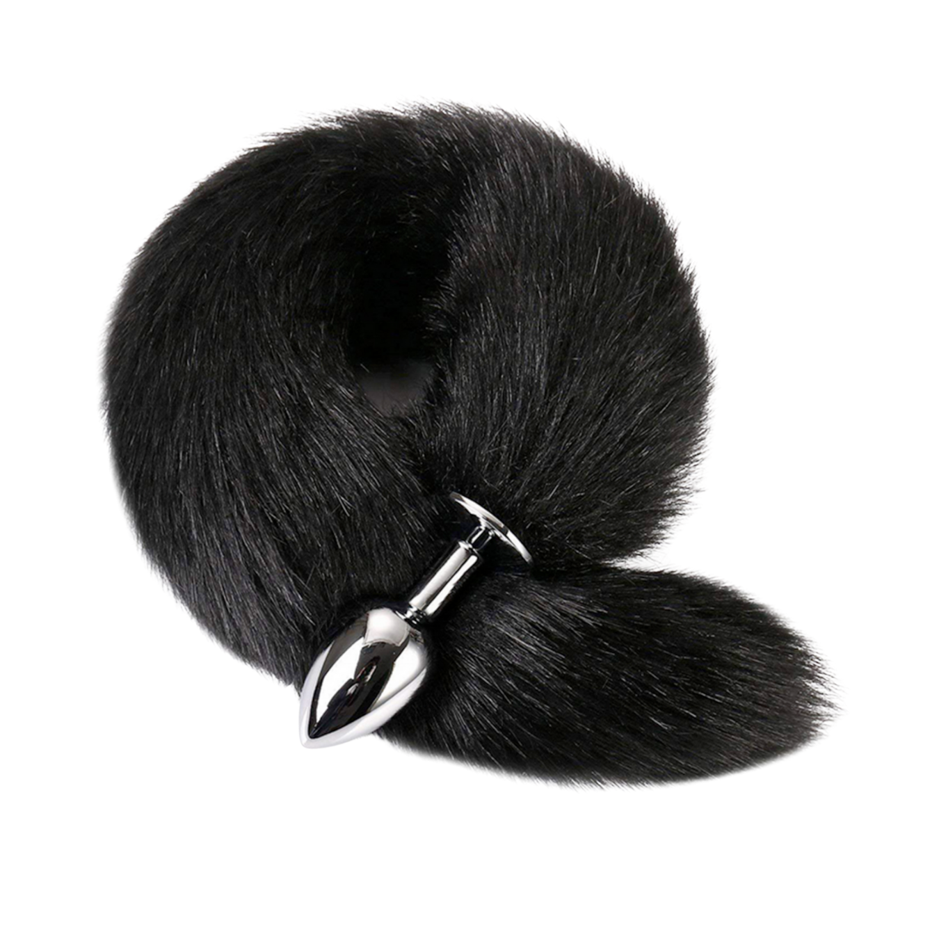 Butt Metal Anal Plug With Fox Tail Dilator Anus For Women And Men SexToy