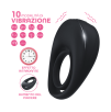 Anello Fallico Vibrante per Pene Stimolatore Clitoride Ritardante in Silicone USB