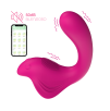Vibratore a U clitoride e punto G con controllo tramite app in morbido silicone