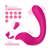 Vibratore a U clitoride e punto G con controllo tramite app in morbido silicone