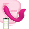 Vibratore a U clitoride e punto G con controllo tramite app in morbido silicone