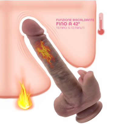 Vibratore Realistico – Lingua Vibrante, Spinta Riscaldante