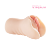 Masturbatore Realistico Doppio Vagina e Ano in Silicone Morbido Sex Toy per Uomo