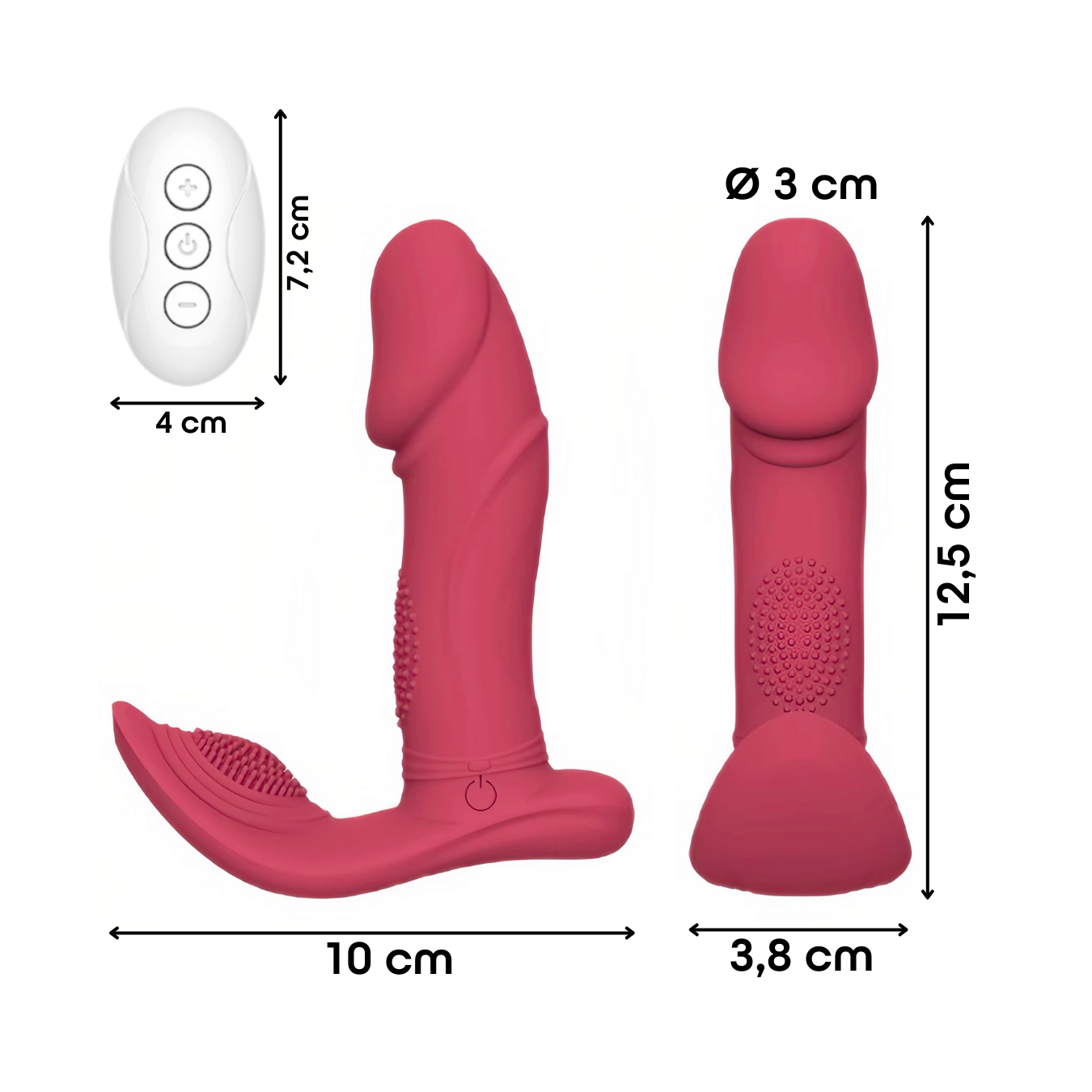Oscillating Remote Control G-Spot Stimulation Multifunction Vibrator