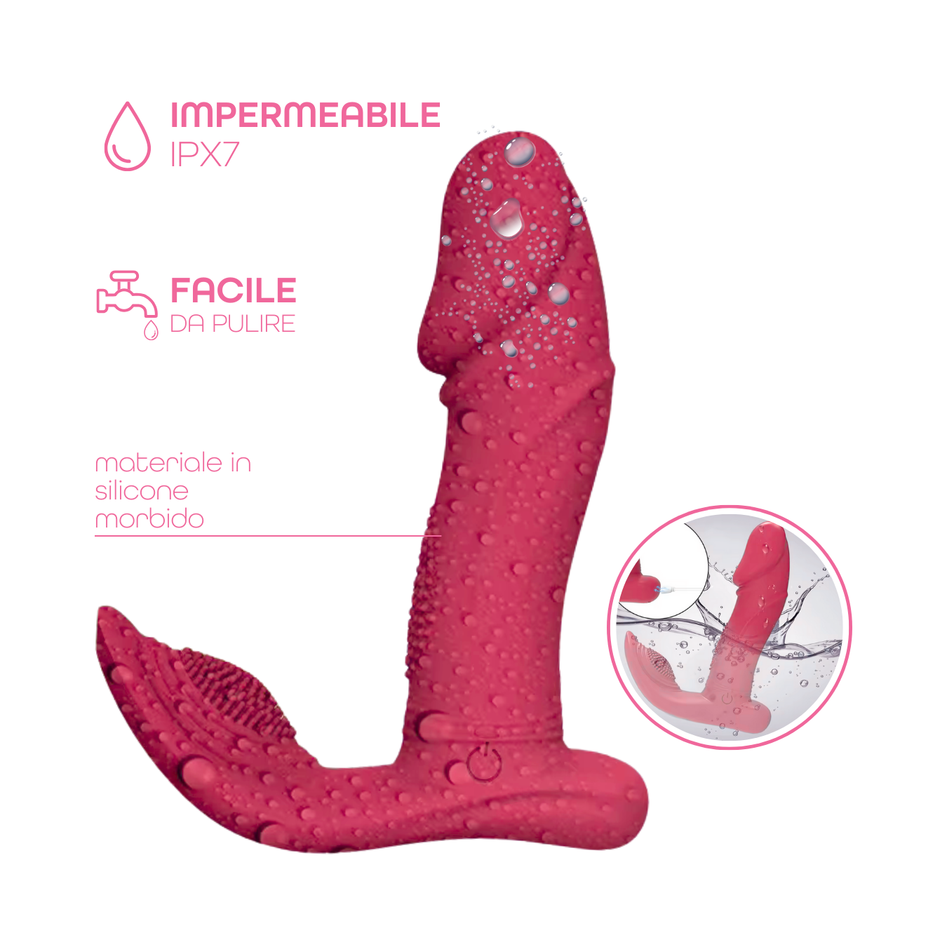 Oscillating Remote Control G-Spot Stimulation Multifunction Vibrator