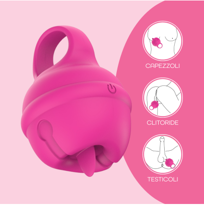 Lecca Clitoride con Lingua Vibrante | Stimolatore Clitorideo