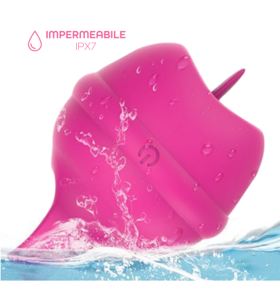 Lecca Clitoride con Lingua Vibrante | Stimolatore Clitorideo