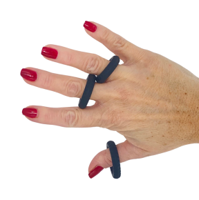 Set 3 Anelli Fallici Cockring in Silicone Effetto Ritardante Elastici per Pene