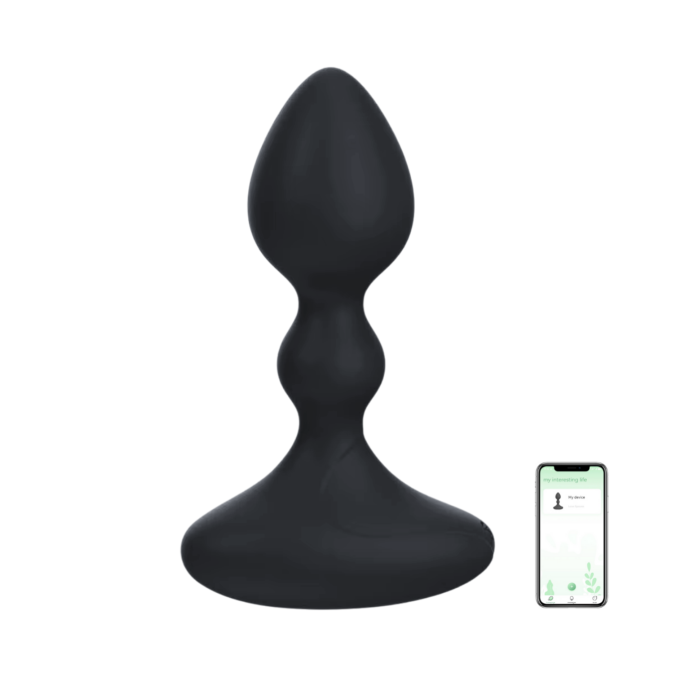 Butt Plug Vibrating Anal Vibrator with Soft Silicone App Smart Stimulator