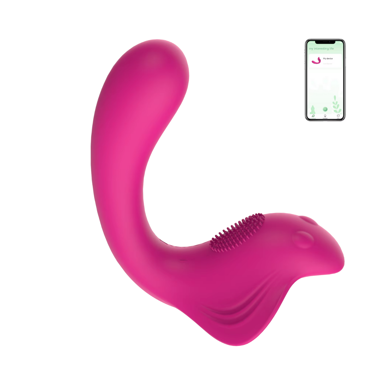 Vibratore a U Clitoride e Punto G controlo…