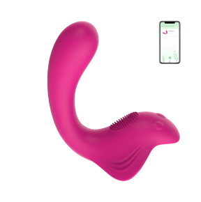 Vibratore a U Punto G e Clitoride – 9 Vibrazioni con App