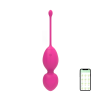 Palline Vaginali Vibranti Kegel Controllo con App Ovetto Vibrante in Silicone USB