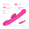 Vibratore Rabbit Doppia Stimolazione Punto G Clitoride in Silicone Ricaricabile