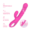 Vibratore Rabbit Doppia Stimolazione Punto G Clitoride in Silicone Ricaricabile