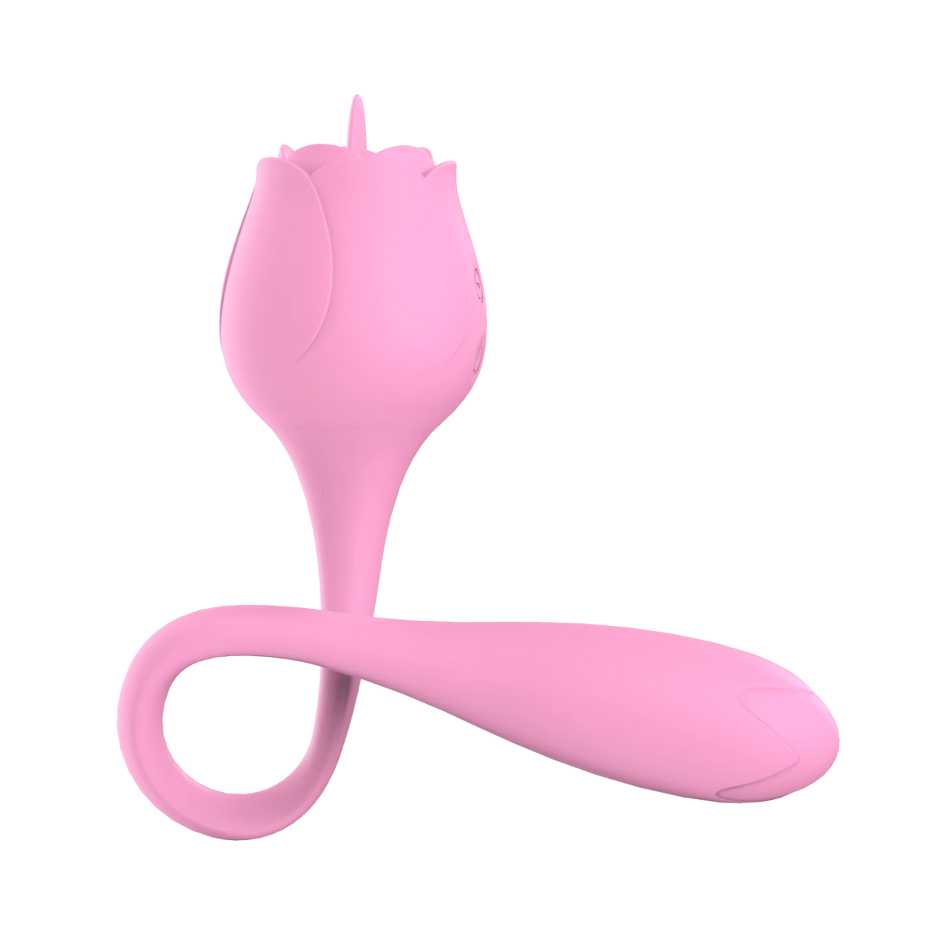 Stimolatore Clitorideo 2in1 – Vibra e Lecca a forma di Rosa