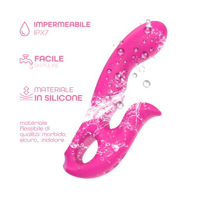 Vibratore Rabbit Riscaldante | Doppia Stimolazione Sharon