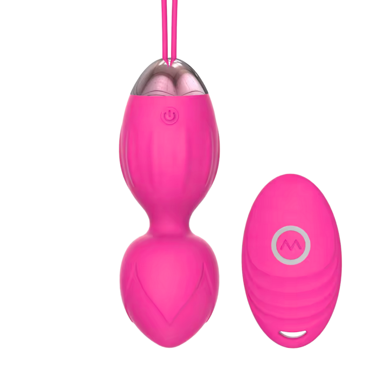 Ovetto Vibrante Donna Doppia Sfera Kegelcon Telecomando Wireless…
