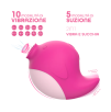 Succhia Clitoride con Vibrazione Stimolatore 2in1 Vibratore Multifunzione Vagina