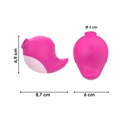 Succhia Clitoride 2in1 – Vibrazione e Suzione Intensa