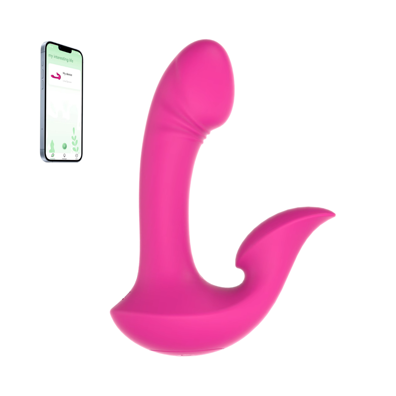 Dual G-spot and Clitoral Stimulation Vibrator 10 Control Mode with App