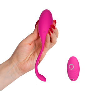 Ovetto Vibrante con Telecomando Vibratore Clitoride a 10 Modalità in Silicone