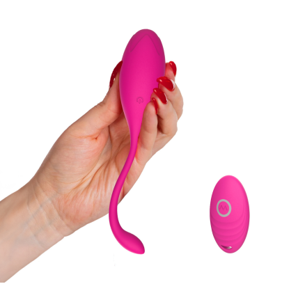 Ovetto Vibrante con Telecomando Vibratore Clitoride a 10 Modalità in Silicone