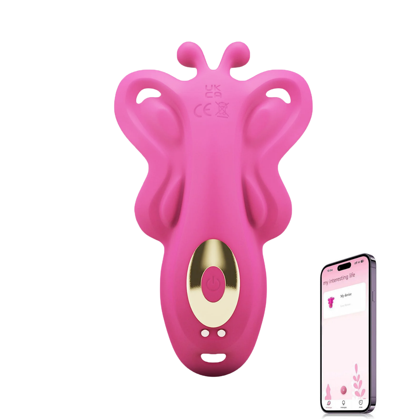 Vibratore Indossabile con App Stimolatore Clitoride Vaginale Doppia…