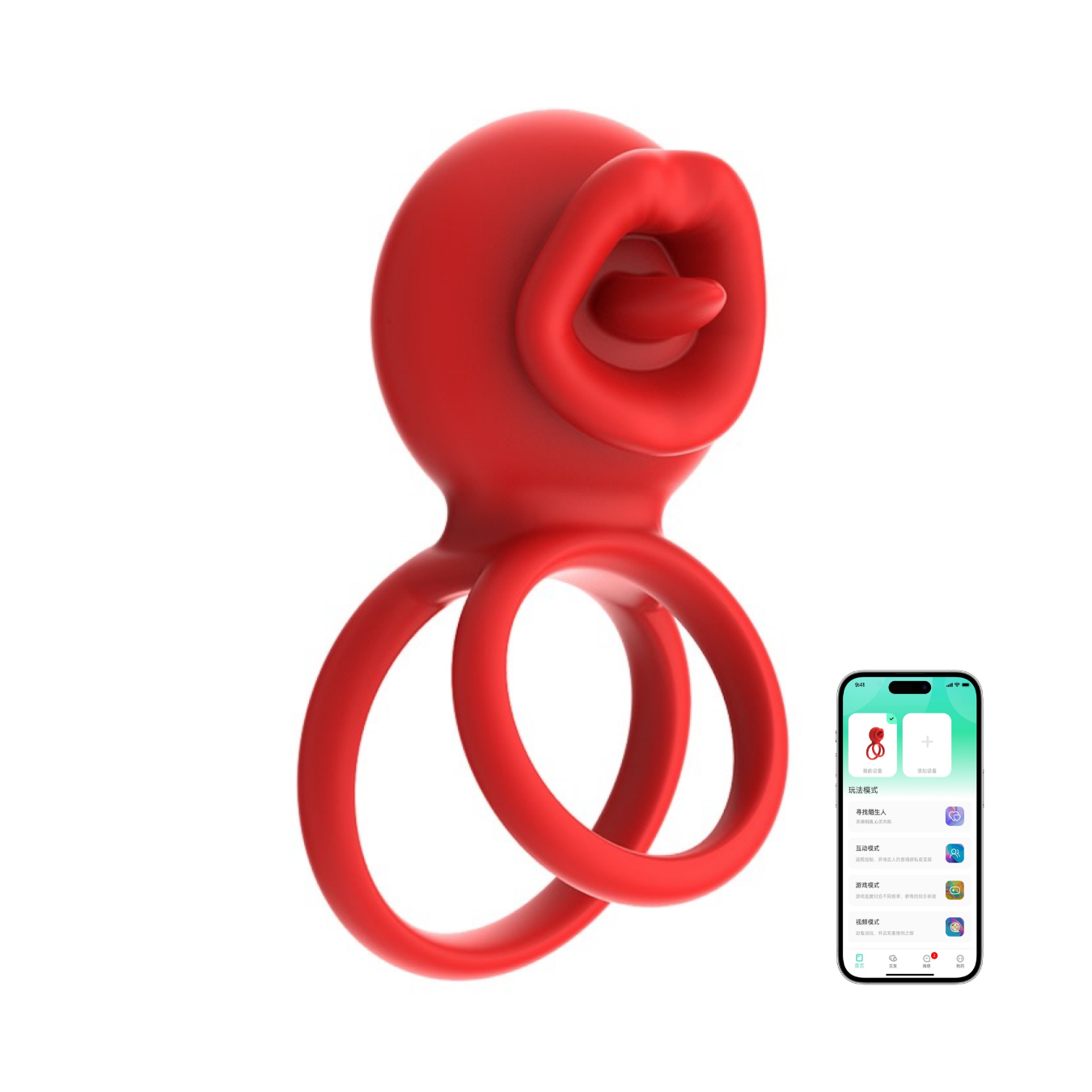 Anello Vibrante con App per Coppia | Stimolazione Clitoride