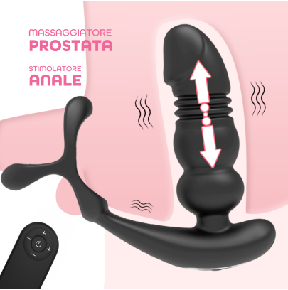 Massaggiatore Prostata Thrusting con Telecomando