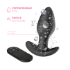 Butt Plug Anale Vibratore Dilatatore Sex Toys Anal Ruota e Vibra con Telecomando
