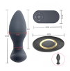 Butt Plug Anale Vibratore Dilatatore Sex Toys Anal Ruota e Vibra con Telecomando
