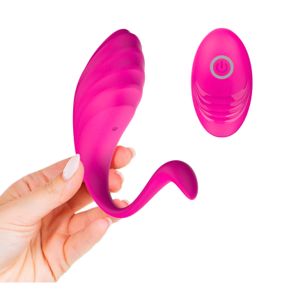 Ovetto Vibrante Vibratore Curvo Telecomandato 10 Modalità di Vibrazione Sex Toy