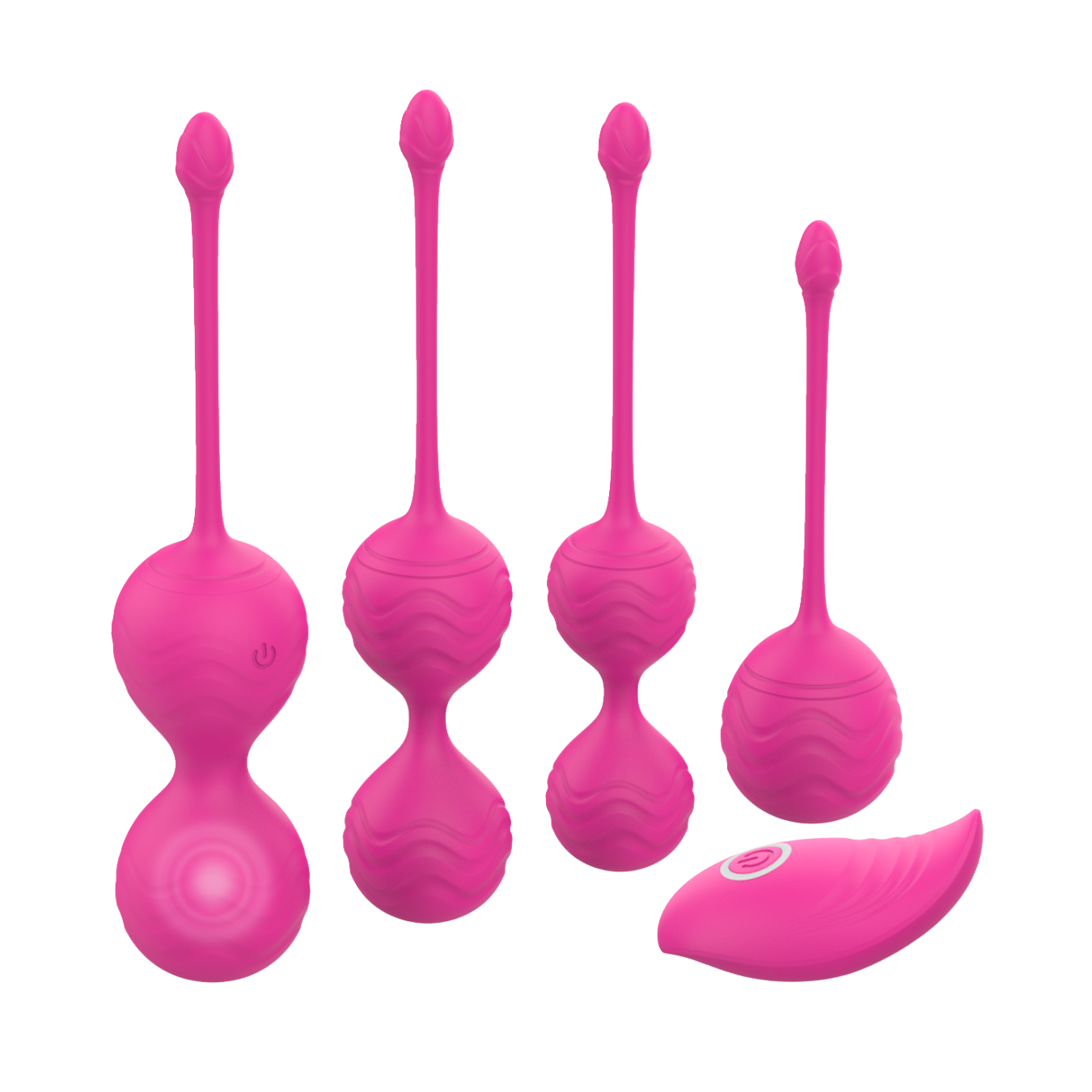 Set Palline Vaginali Vibranti con Telecomando 10 Modalità…