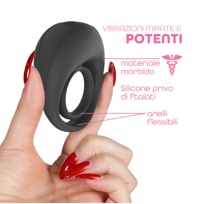 Anello Fallico Vibrante – Potenza, Controllo e Piacere