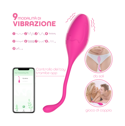 Ovetto Vibrante Multifunzione con App | Controllo Remoto
