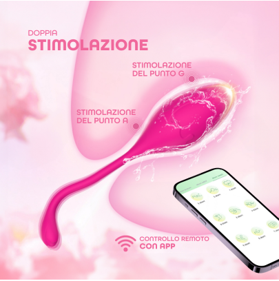 Ovetto Vibrante Multifunzione con App | Controllo Remoto