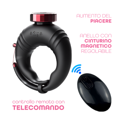 Anello Vibrante Regolabile con Telecomando | 10 Vibrazioni