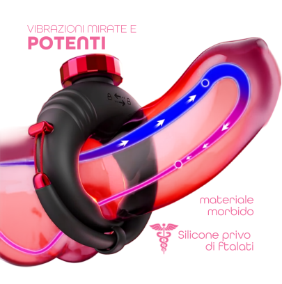 Anello Vibrante Regolabile con Telecomando | 10 Vibrazioni