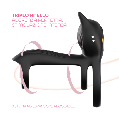 Anello Fallico Vibrante Espandibile con Telecomando | 10 Vibrazioni
