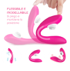Vibratore Multifunzione con Succhia Lecca Clitoride e Punto G Squirt One Sex Toy