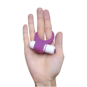 Anello Vibrante per il Pene con Stimolatore Clitorideo 7 Vibrazioni Sex Toy Uomo