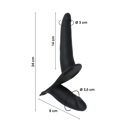 Strap On con Doppio Dildo e Cintura Regolabile | DoYouErotic