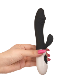Vibratore Rabbit Doppia Stimolazione Clitoride e Punto G con 30 mod di Vibrazioni